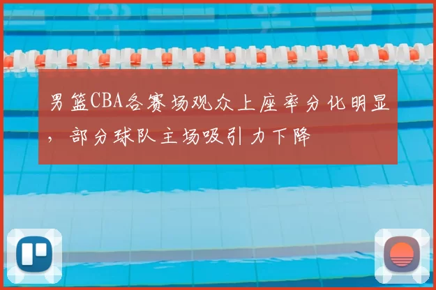 男篮CBA各赛场观众上座率分化明显,部分球队主场吸引力下降