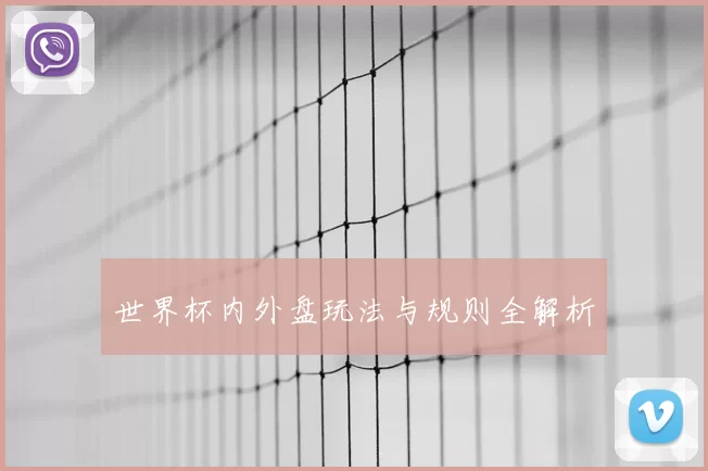 世界杯内外盘玩法与规则全解析
