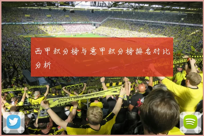 西甲积分榜与意甲积分榜排名对比分析