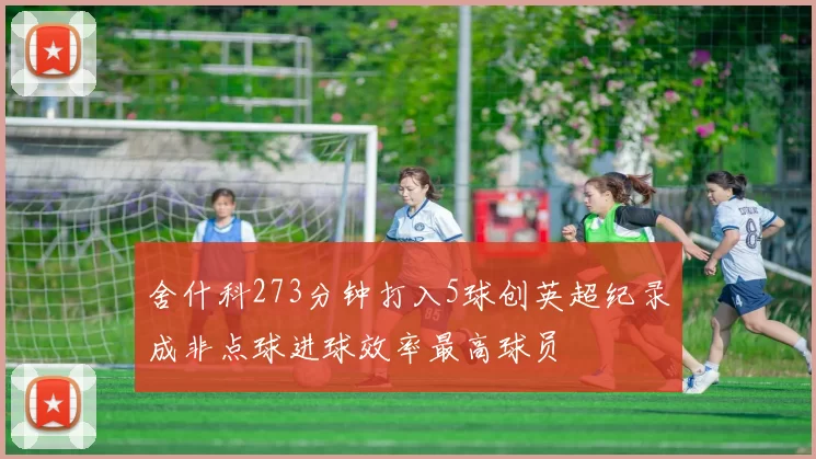 舍什科273分钟打入5球创英超纪录成非点球进球效率最高球员