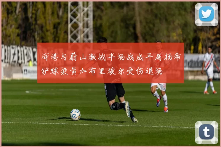 海港与蔚山激战半场战成平局杨希铲球染黄加布里埃尔受伤退场